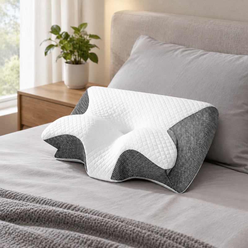Memory Foam Orthopedic Pillow Neck Pain - Дышащая ортопедическая подушка для шеи из