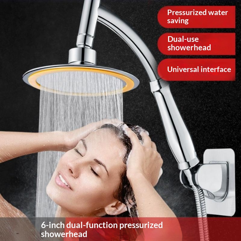 6-дюймовая душевая лейка для в – обзор и цена High Pressure Shower Head Handheld