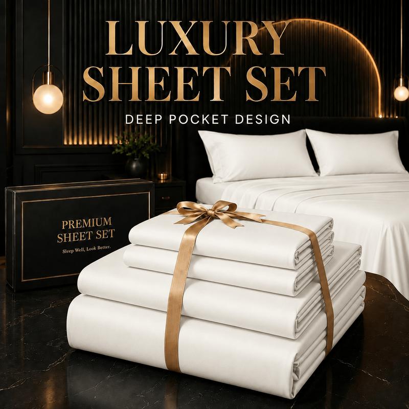 Комплект постельного белья из  – обзор и цена Fitted Bed Sheets Deep Pocket