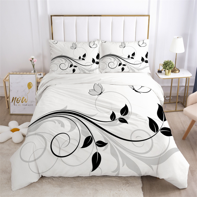 Комплект постельного белья с ц – обзор и цена Aesthetic Floral Duvet Cover
